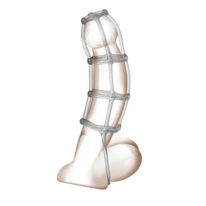 California Exotic Novelties Male Sex Toys Cock Cage Enhancer Clear