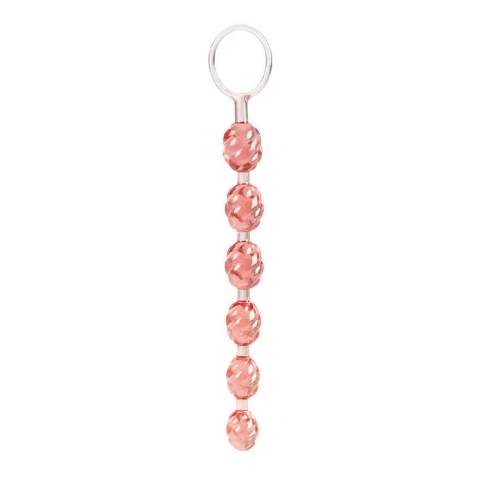 California Exotic Novelties Vibrators Swirl Pleasure Beads Pink