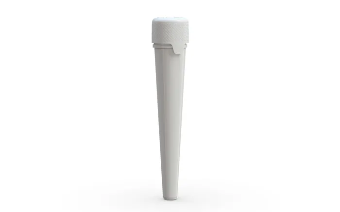 Chubby Gorilla Aviator CR Pre roll Tube 113mm Opaque WhiteWhite Lid Chubby Gorilla Vibrators