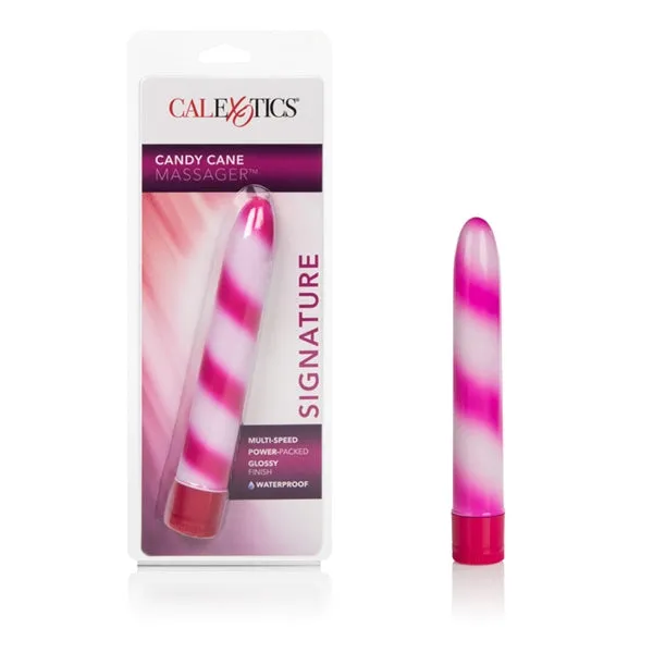 Dildos California Exotic Novelties Candy CanePink 7in WProof