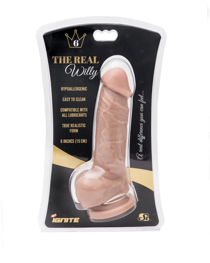 Dildos SI Novelties Real Willy 6 Vanilla 