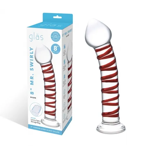 Dildos Vibrant Vibes Australia Quality Sex Toys Great Prices 8 Mr Swirly Glass Dildo