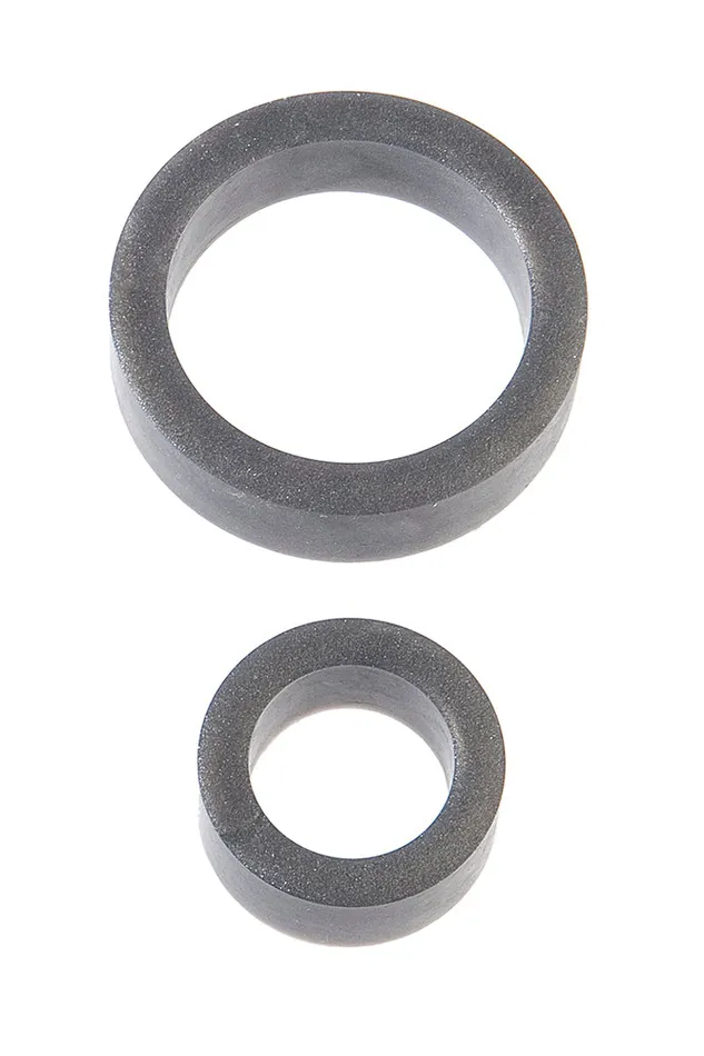 Doc Johnson Novelties Male Sex Toys Platinum Silicone C Ring Charcoal