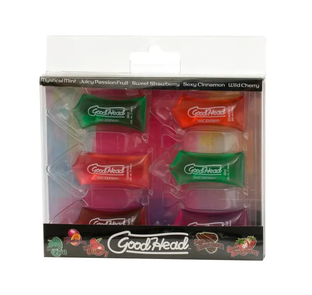 Goodhead Pillow Packs 6 Piece Assorted Doc Johnson Novelties Vibrators