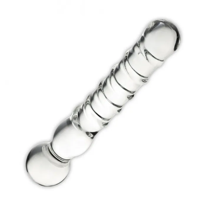 Joystick Clear Glass Dildo Electric Hustler Lingerie Dildos