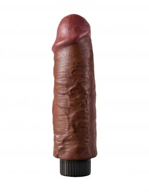 King Cock 6in Cock Brown Vibrating Pipedream Products Dildos King Cock 6in Cock Brown Vibrating Pipedream Products Dildos