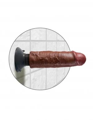 King Cock 6in Cock Brown Vibrating Pipedream Products Dildos King Cock 6in Cock Brown Vibrating Pipedream Products Dildos