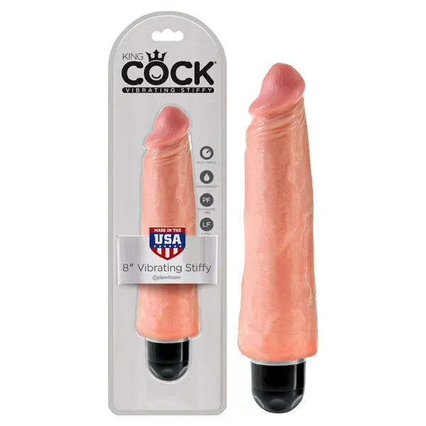 King Cock 8 Vibrating Stiffy Pipedream Dildos