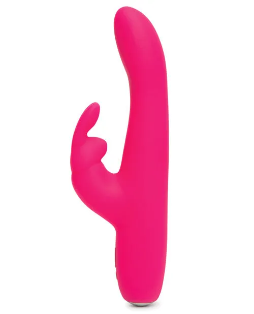 Love Honey Happy Rabbit Slimline Curve Rechargeable Vibrator Pink Vibrators