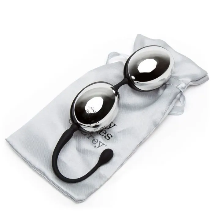 Love Locker Vibrators Fifty Shades Of Grey Inner Goddess Silver Jiggle Balls 67G