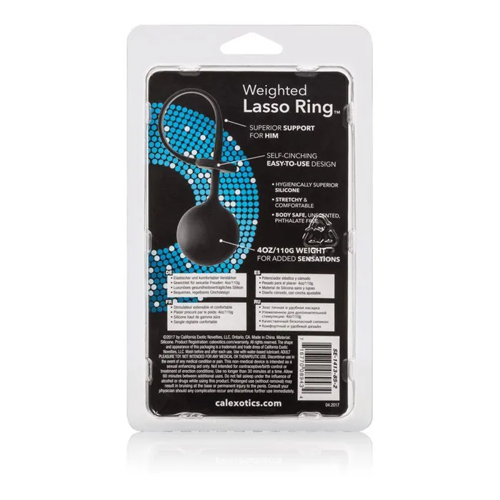 Male Sex Toys California Exotic Novelties Weighted Lasso Ring