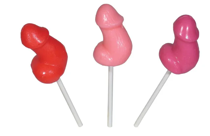 Male Sex Toys Candy Prints Penis Sucker Display