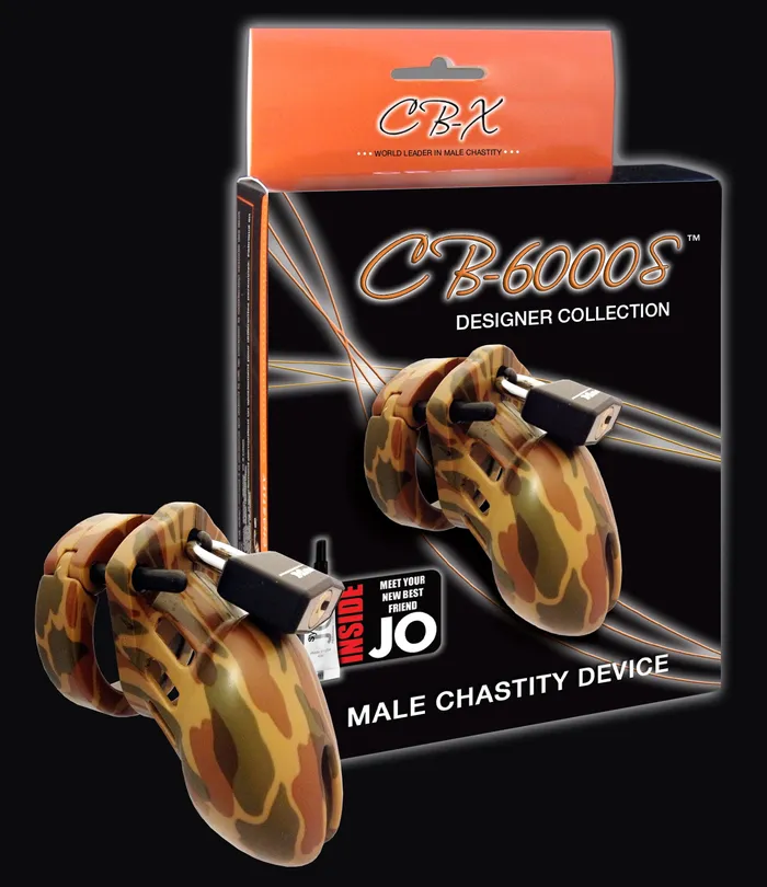 Male Sex Toys CBX Male Chastity Chastity 3 14in Camouflage Cock Cage