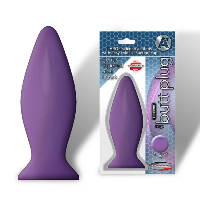 Male Sex Toys DAVE Synergy Silicone Butt Plug Large Lavender