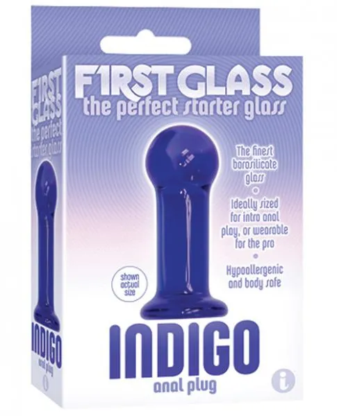 Male Sex Toys Icon Brands The 9s First Class Anal Plug Indigo