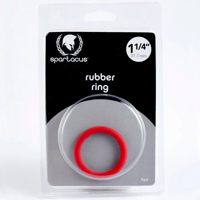 Male Sex Toys Spartacus 1 14in Soft C Ring Red