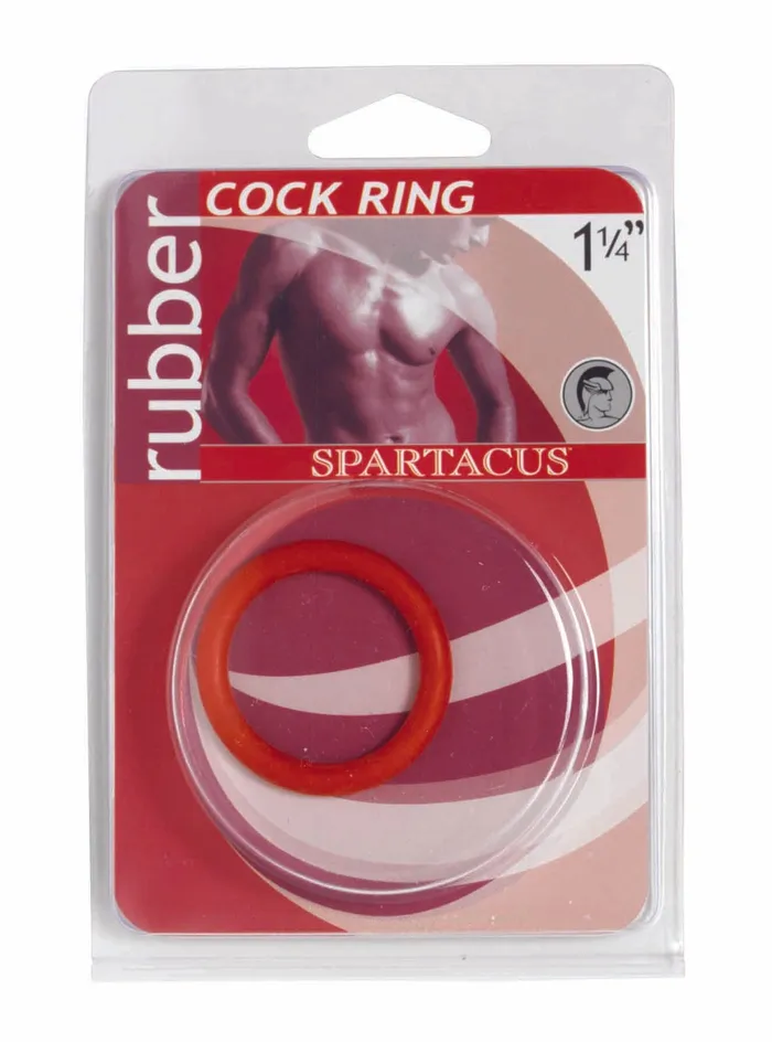 Male Sex Toys Spartacus 1 14in Soft C Ring Red