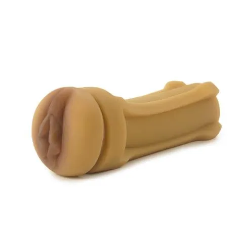 Male Sex Toys Topco Cyberskin Vulcan Realistic Pussy WVibration Mocha