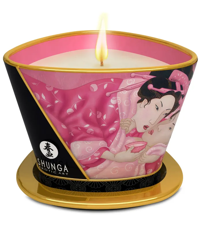 Massage Candle AphrossiaRoses Shunga Couples