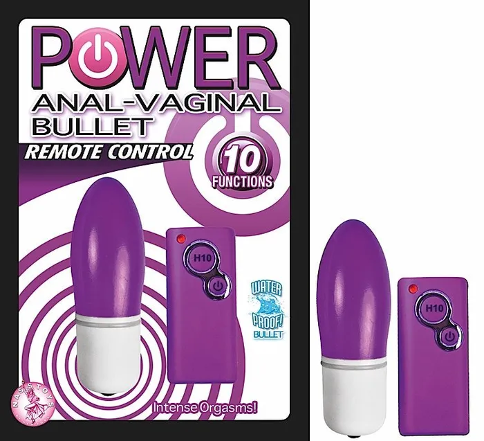 Nasstoys Anal Power Anal Vaginal Bullet Purple