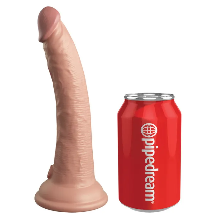 Pipedream Female Sex Toys King Cock Elite 7 Vibrating Dual Density Cock with Remote Pipedream Female Sex Toys King Cock Elite 7 Vibrating Dual Density Cock with Remote