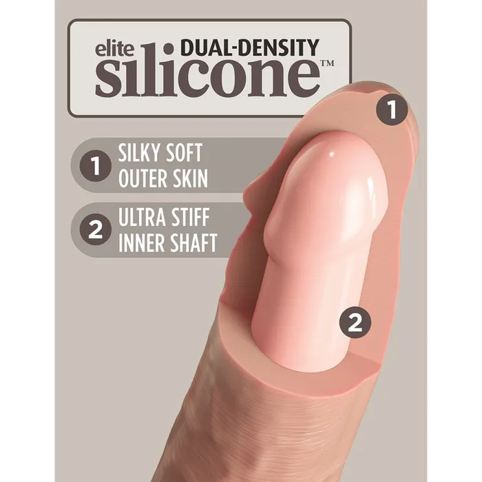Pipedream Female Sex Toys King Cock Elite 7 Vibrating Dual Density Cock with Remote Pipedream Female Sex Toys King Cock Elite 7 Vibrating Dual Density Cock with Remote