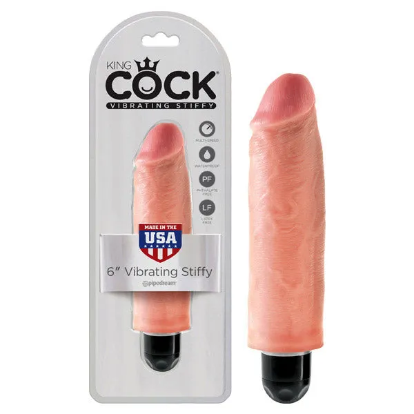 Pipedream King Cock 6 Vibrating Stiffy Dildos
