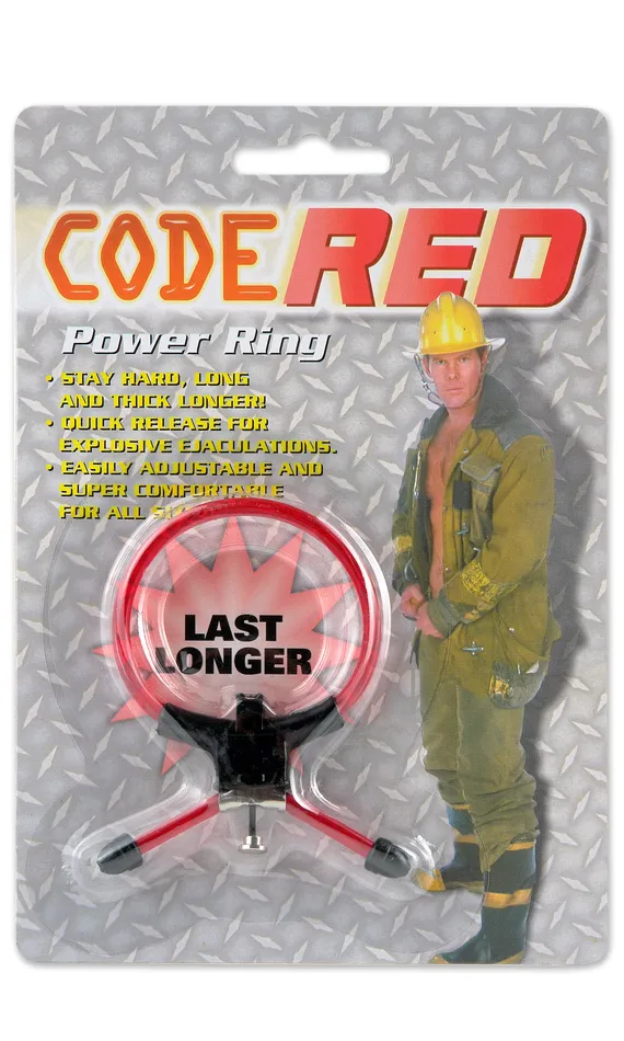 Pipedream Products Male Sex Toys Code Red Power Ring