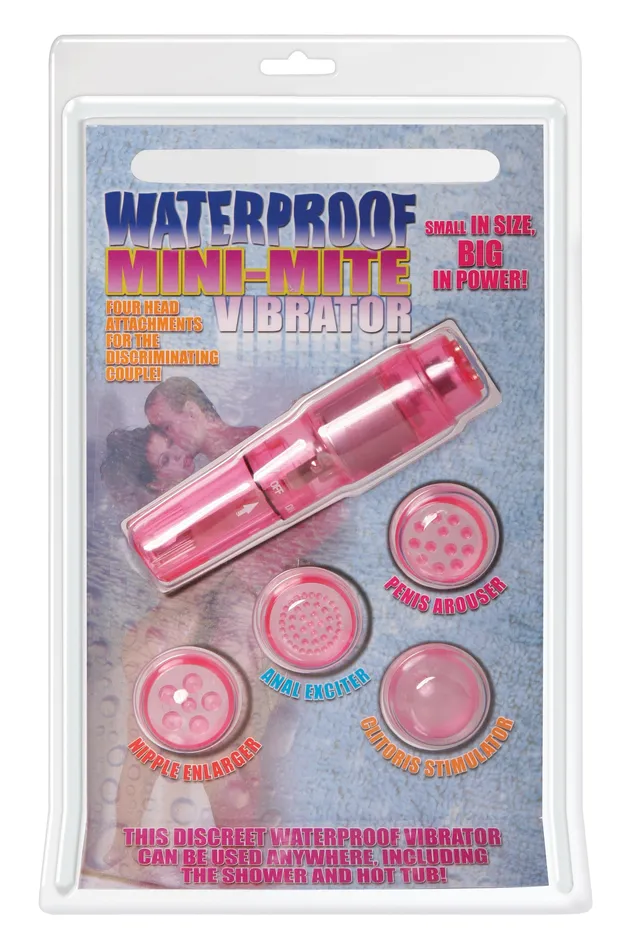 Pipedream Products Vibrators Mini Mite Pink Waterproof Massager
