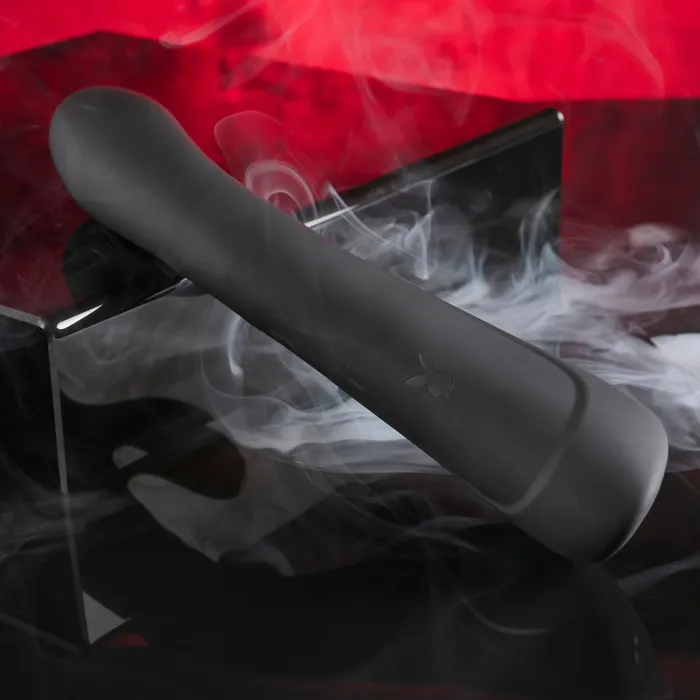 Playboy Pleasure THATS THE SPOT 233 cm USB Rechargeable Rabbit Vibrator with GSpot Tapper Playboy Pleasure Female Sex Toys Playboy Pleasure THATS THE SPOT 233 cm USB Rechargeable Rabbit Vibrator with GSpot Tapper Playboy Pleasure Female Sex Toys