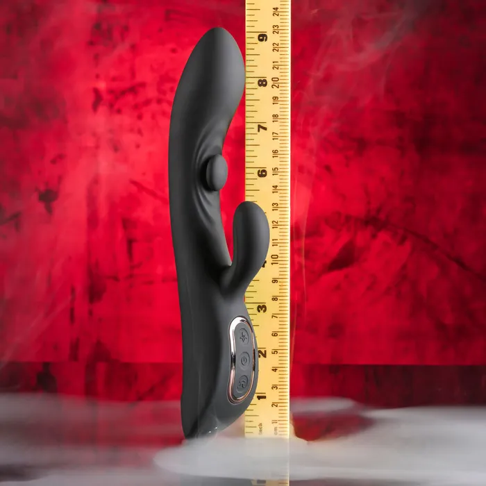 Playboy Pleasure THATS THE SPOT 233 cm USB Rechargeable Rabbit Vibrator with GSpot Tapper Playboy Pleasure Female Sex Toys Playboy Pleasure THATS THE SPOT 233 cm USB Rechargeable Rabbit Vibrator with GSpot Tapper Playboy Pleasure Female Sex Toys