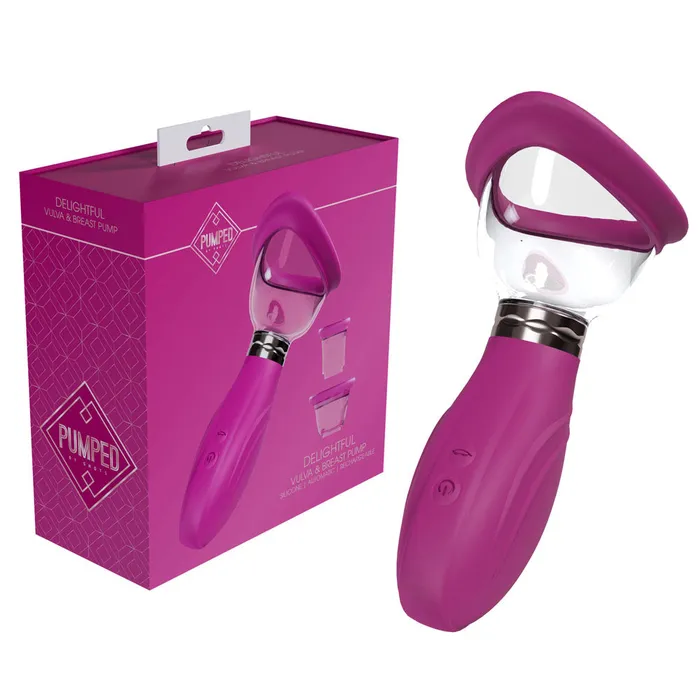 PUMPED Delightful Auto Ladies Pump USB Rechargeable Ladies Pump Shots Toys Female Sex Toys PUMPED Delightful Auto Ladies Pump USB Rechargeable Ladies Pump Shots Toys Female Sex Toys