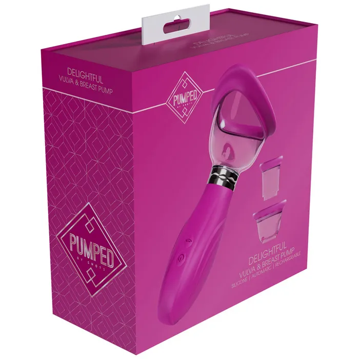 PUMPED Delightful Auto Ladies Pump USB Rechargeable Ladies Pump Shots Toys Female Sex Toys PUMPED Delightful Auto Ladies Pump USB Rechargeable Ladies Pump Shots Toys Female Sex Toys