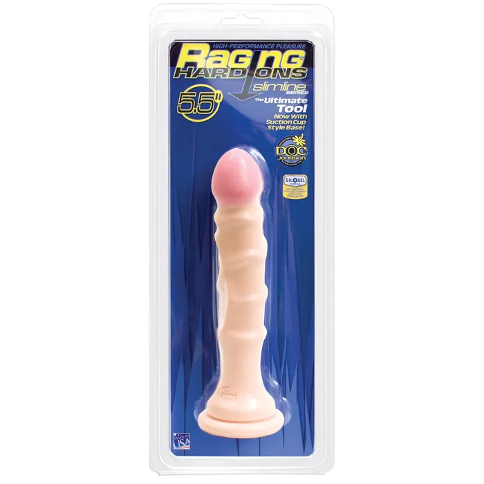 Raging Hard Ons Slim 55in Flesh Doc Johnson Novelties Dildos
