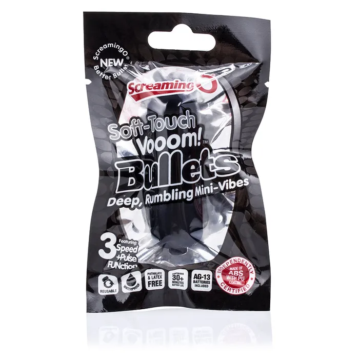 Screaming O Anal Vooom Bullet Black