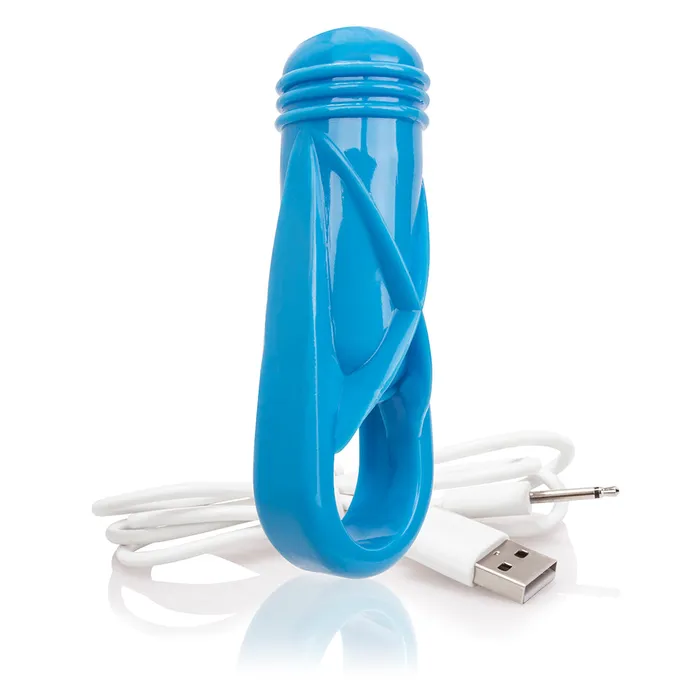 Screaming O Vibrators Screaming O Charged O Yeah Plus Vooom Mini Vibrator Blue