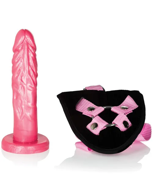 Shanes World Pink Harness WStud California Exotic Novelties Vibrators Shanes World Pink Harness WStud California Exotic Novelties Vibrators