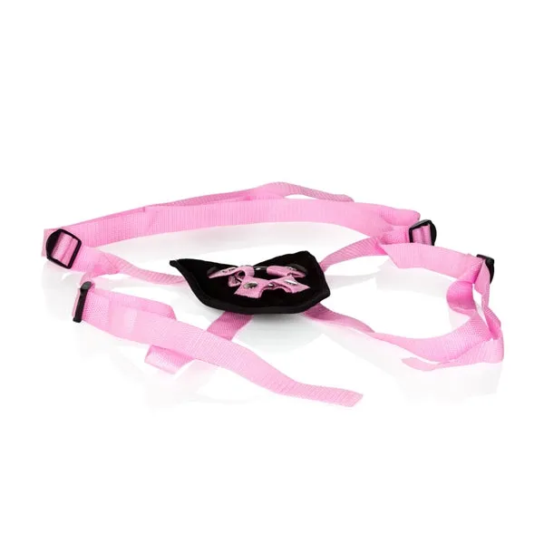 Shanes World Pink Harness WStud California Exotic Novelties Vibrators Shanes World Pink Harness WStud California Exotic Novelties Vibrators