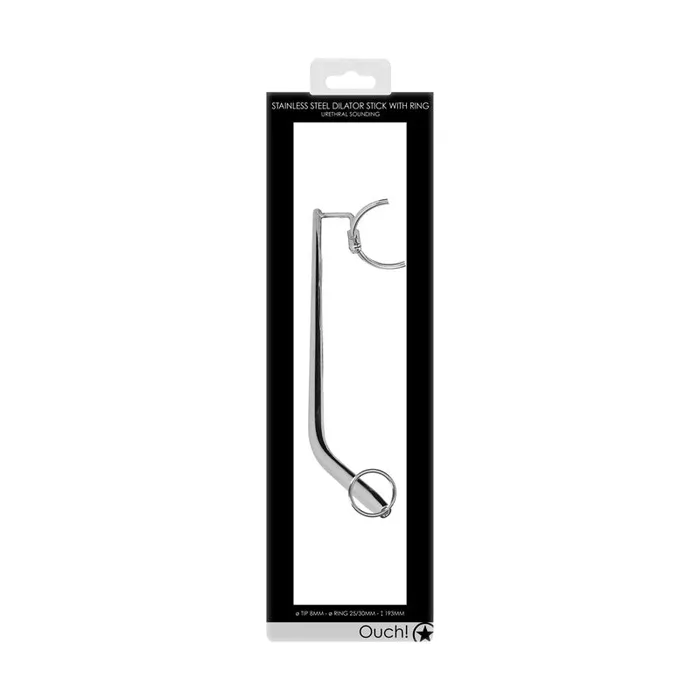 Shots Toys Male Sex Toys OUCH Urethral Sounding Metal Dilator Stick