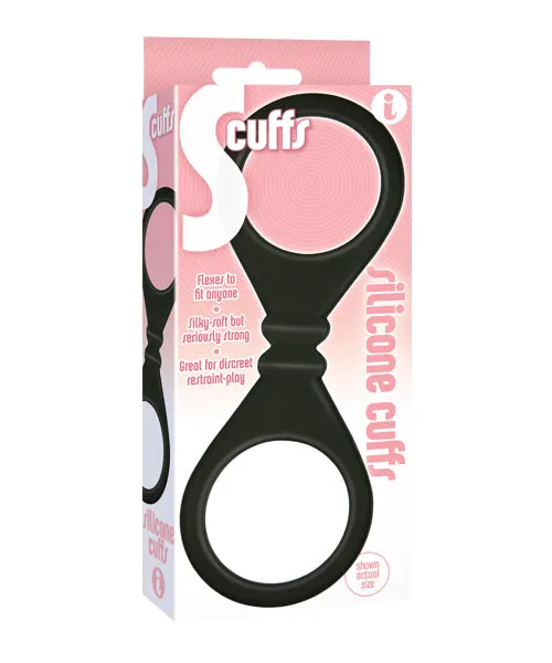 The 9s S Cuffs Silicone Black Icon Brands Anal