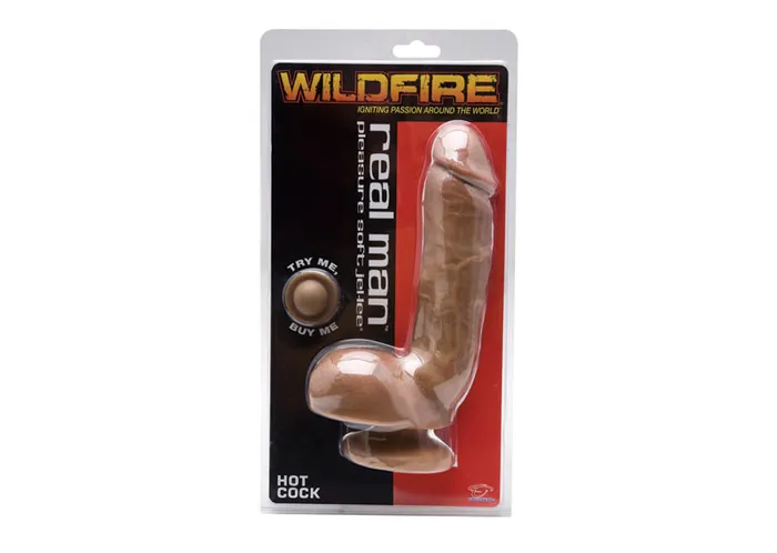 Topco Dildos Wildfire Real Man Jel Lee Hot Cock Dark
