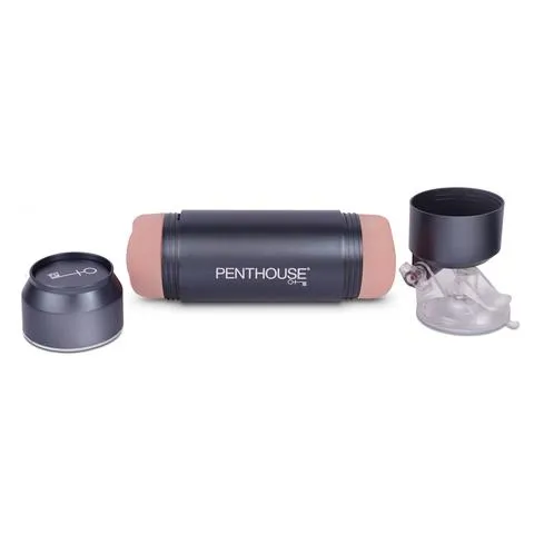Topco Male Sex Toys Penthouse Pet Cyberskin Hands Free Adjustable Dual Stroker Christina Cinn Topco Male Sex Toys Penthouse Pet Cyberskin Hands Free Adjustable Dual Stroker Christina Cinn