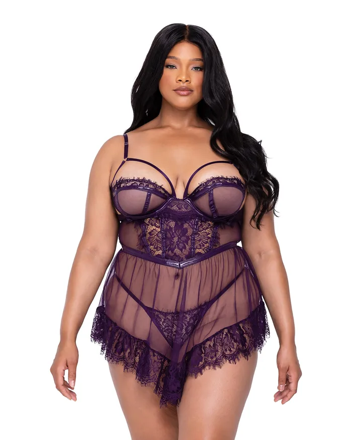 UnderKontrl Sweet Fantasy Babydoll Set Anal
