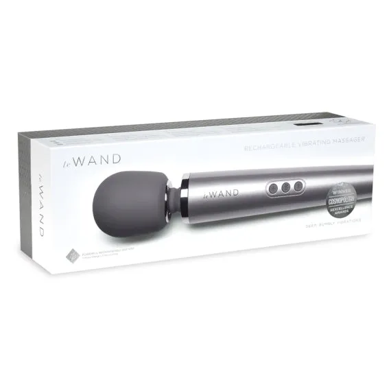 Vibrant Vibes Australia Quality Sex Toys Great Prices Vibrators LE WAND GREY RECHARGEABLE MASSAGER Vibrant Vibes Australia Quality Sex Toys Great Prices Vibrators LE WAND GREY RECHARGEABLE MASSAGER