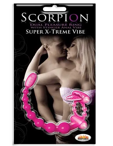 Vibrators HOTT Products Super XTreme Vibrator Scorpion Purple