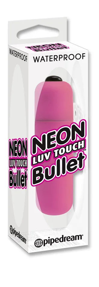 Vibrators Pipedream Products Neon Luv Touch Bullet Pink