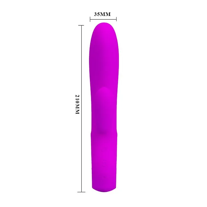 Vibrators Pretty Love Pretty Love Elmer Rabbit Vibrator Silicone Purple
