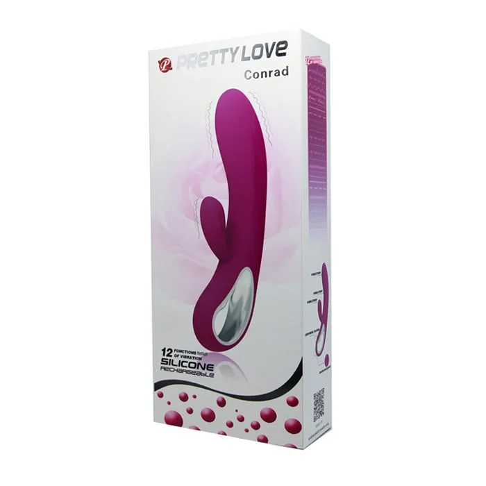 Vibrators Pretty Love Pretty Love Elmer Rabbit Vibrator Silicone Purple