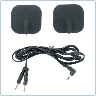 Zeus Electrosex Black Adhesive Silicone Pads Pair XR Brands Anal Zeus Electrosex Black Adhesive Silicone Pads Pair XR Brands Anal