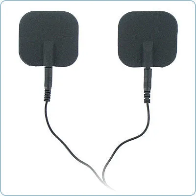 Zeus Electrosex Black Adhesive Silicone Pads Pair XR Brands Anal Zeus Electrosex Black Adhesive Silicone Pads Pair XR Brands Anal